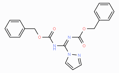 CAS No. 152120-55-3, Benzyl ((((benzyloxy)carbonyl)amino)(1H-pyrazol-1-yl)methylene)carbamate