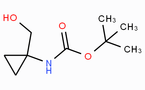 CAS No. 107017-73-2, tert-Butyl (1-(hydroxymethyl)cyclopropyl)carbamate