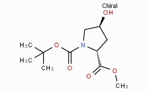 CAS No. 135042-17-0, (2R,4S)-1-tert-Butyl 2-methyl 4-hydroxypyrrolidine-1,2-dicarboxylate