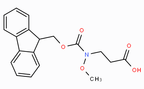CAS No. 247021-90-5, 3-((((9H-Fluoren-9-yl)methoxy)carbonyl)(methoxy)amino)propanoic acid