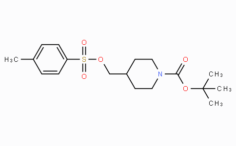 CAS No. 166815-96-9, tert-Butyl 4-((tosyloxy)methyl)piperidine-1-carboxylate