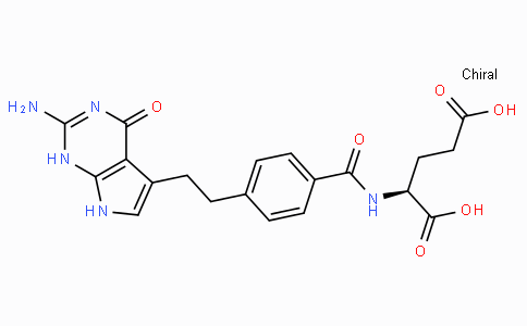 CAS No. 137281-23-3, (S)-2-(4-(2-(2-Amino-4-oxo-4,7-dihydro-1H-pyrrolo[2,3-d]pyrimidin-5-yl)ethyl)benzamido)pentanedioic acid