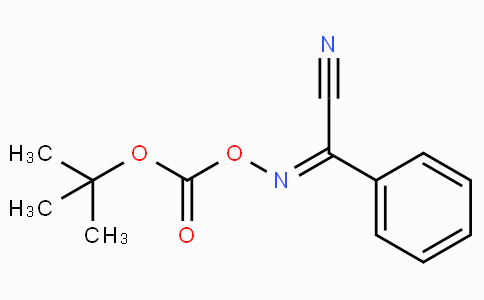 CAS No. 58632-95-4, N-((tert-Butoxycarbonyl)oxy)benzimidoyl cyanide
