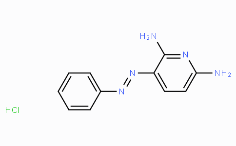 CAS No. 136-40-3, 3-(Phenyldiazenyl)pyridine-2,6-diamine hydrochloride