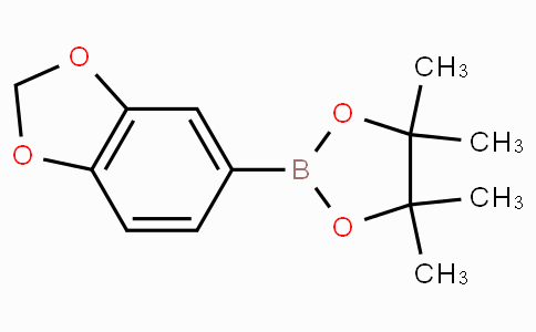 CAS No. 94838-82-1, 2-(Benzo[d][1,3]dioxol-5-yl)-4,4,5,5-tetramethyl-1,3,2-dioxaborolane