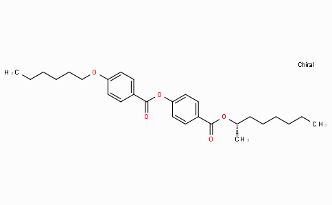CAS No. 87321-20-8, (S)-Octan-2-yl 4-((4-(hexyloxy)benzoyl)oxy)benzoate