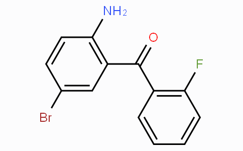 CAS No. 1479-58-9, (2-Amino-5-bromophenyl)(2-fluorophenyl)methanone