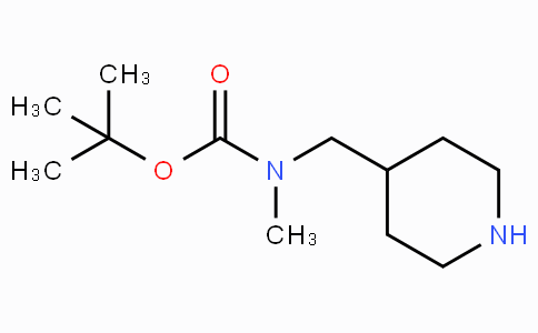 CAS No. 138022-04-5, tert-Butyl methyl(piperidin-4-ylmethyl)carbamate
