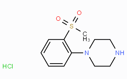 CAS No. 916488-42-1, 1-(2-(Methylsulfonyl)phenyl)piperazine hydrochloride