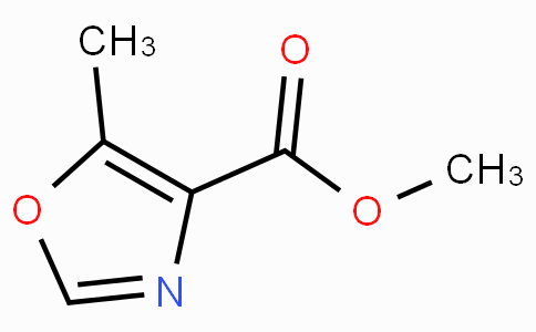 CAS No. 41172-57-0, Methyl 5-methyloxazole-4-carboxylate