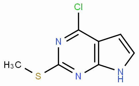 CAS No. 57564-94-0, 4-Chloro-2-(methylthio)-7H-pyrrolo[2,3-d]pyrimidine
