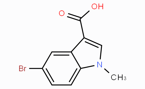 CAS No. 400071-95-6, 5-Bromo-1-methyl-1H-indole-3-carboxylic acid