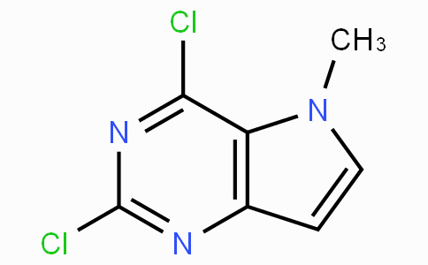 CAS No. 129872-81-7, 2,4-Dichloro-5-methyl-5H-pyrrolo[3,2-d]pyrimidine
