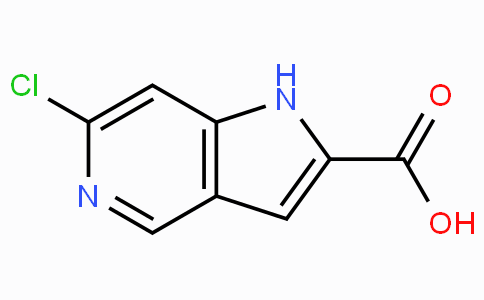 CAS No. 800401-54-1, 6-Chloro-1H-pyrrolo[3,2-c]pyridine-2-carboxylic acid