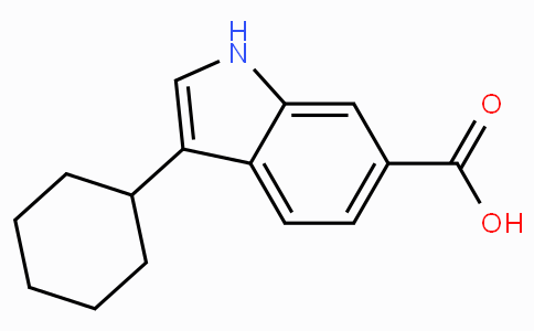 CAS No. 494799-17-6, 3-Cyclohexyl-1H-indole-6-carboxylic acid