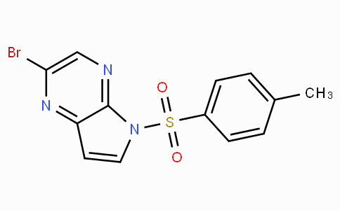 CAS No. 1201186-54-0, 2-Bromo-5-tosyl-5H-pyrrolo[2,3-b]pyrazine