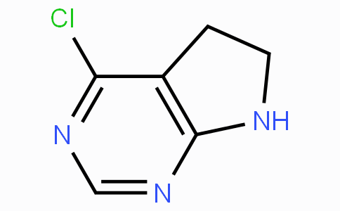 CAS No. 16372-08-0, 4-Chloro-6,7-dihydro-5H-pyrrolo[2,3-d]pyrimidine