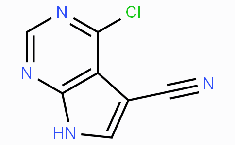CAS No. 24391-41-1, 4-Chloro-7H-pyrrolo[2,3-d]pyrimidine-5-carbonitrile