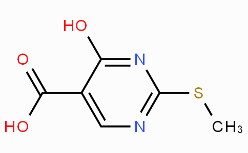 CAS No. 397308-78-0, 4-Hydroxy-2-(methylthio)pyrimidine-5-carboxylic acid