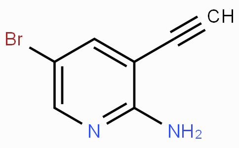 CAS No. 1210838-82-6, 5-Bromo-3-ethynylpyridin-2-amine