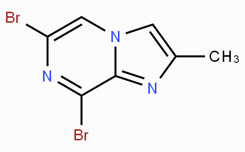 CAS No. 1208082-91-0, 6,8-Dibromo-2-methylimidazo[1,2-a]pyrazine