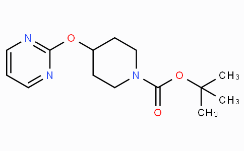 CAS No. 412293-91-5, tert-Butyl 4-(pyrimidin-2-yloxy)piperidine-1-carboxylate