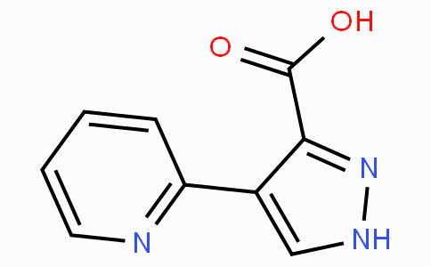 CAS No. 1260765-26-1, 4-(Pyridin-2-yl)-1H-pyrazole-3-carboxylic acid