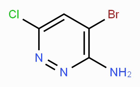 CAS No. 446273-59-2, 4-Bromo-6-chloropyridazin-3-amine