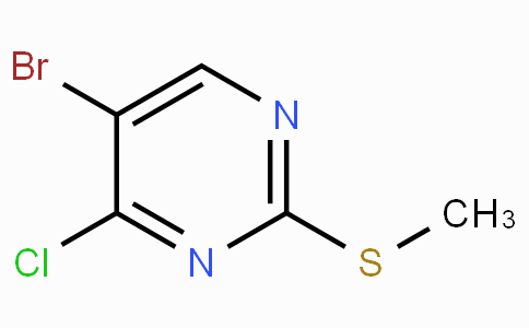 CAS No. 63810-78-6, 5-Bromo-4-chloro-2-(methylthio)pyrimidine