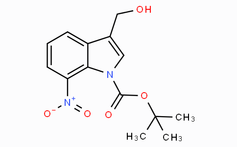 CAS No. 914349-15-8, tert-Butyl 3-(hydroxymethyl)-7-nitro-1H-indole-1-carboxylate