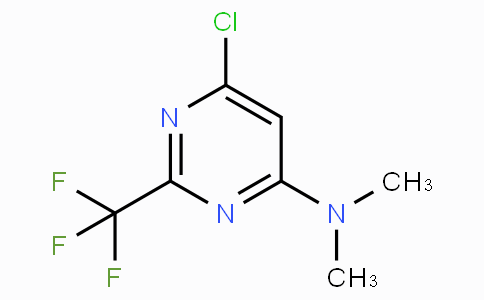 CAS No. 866648-53-5, 6-Chloro-N,N-dimethyl-2-(trifluoromethyl)pyrimidin-4-amine