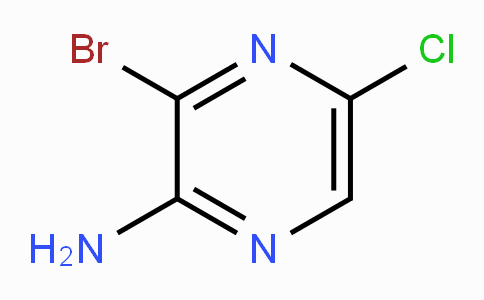 CAS No. 76537-18-3, 3-Bromo-5-chloropyrazin-2-amine