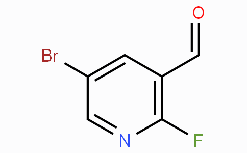 CAS No. 875781-15-0, 5-Bromo-2-fluoronicotinaldehyde