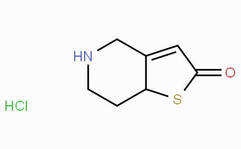 CAS No. 115473-15-9, 5,6,7,7a-四氢噻吩并[3,2-c]吡啶-2(4H)-酮盐酸盐