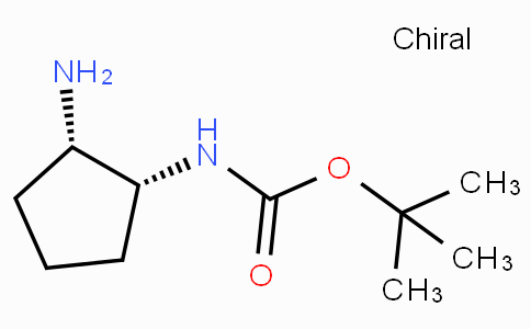 CAS No. 721395-15-9, tert-Butyl ((1R,2S)-2-aminocyclopentyl)carbamate