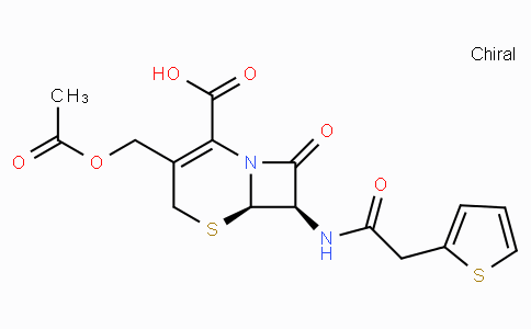 153-61-7 | (6R,7R)-3-(Acetoxymethyl)-8-oxo-7-(2-(thiophen-2-yl)acetamido)-5-thia-1-azabicyclo[4.2.0]oct-2-ene-2-carboxylic acid