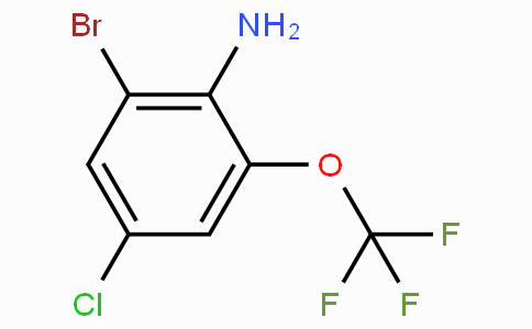 CAS No. 1244949-24-3, 2-Bromo-4-chloro-6-(trifluoromethoxy)aniline