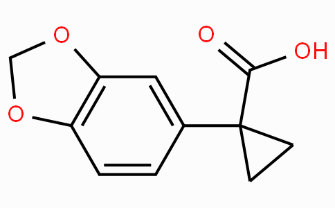CAS No. 862574-89-8, 1-(Benzo[d][1,3]dioxol-5-yl)cyclopropanecarboxylic acid