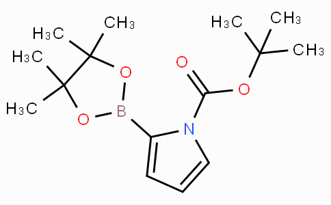 CAS No. 1072944-98-9, tert-Butyl 2-(4,4,5,5-tetramethyl-1,3,2-dioxaborolan-2-yl)-1H-pyrrole-1-carboxylate