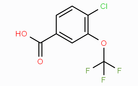 CAS No. 886500-50-1, 4-Chloro-3-(trifluoromethoxy)benzoic acid