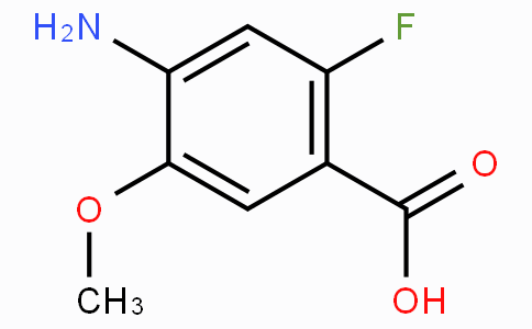 CAS No. 1001346-91-3, 4-Amino-2-fluoro-5-methoxybenzoic acid