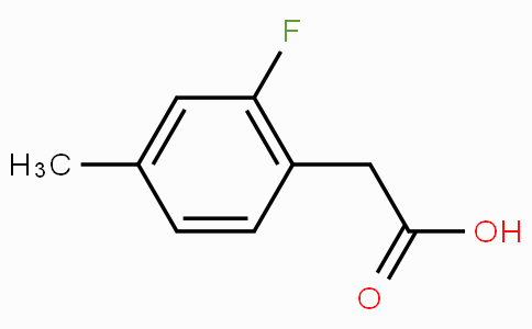 CAS No. 518070-28-5, 2-(2-Fluoro-4-methylphenyl)acetic acid