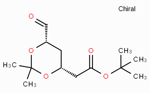 CAS No. 124752-23-4, tert-Butyl 2-((4R,6S)-6-formyl-2,2-dimethyl-1,3-dioxan-4-yl)acetate
