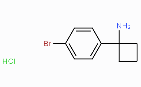 CAS No. 1193389-40-0, 1-(4-Bromophenyl)cyclobutanamine hydrochloride