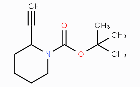 CAS No. 255864-58-5, tert-Butyl 2-ethynylpiperidine-1-carboxylate