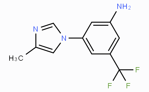 CS12901 | 641571-11-1 | 3-(4-メチル-1H-イミダゾール-1-イル)-5-(トリフルオロメチル)アニリン
