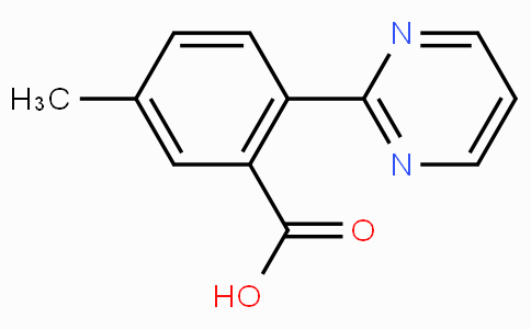 CAS No. 1088994-22-2, 5-Methyl-2-(pyrimidin-2-yl)benzoic acid