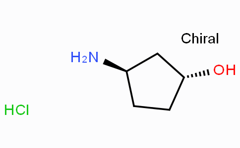 CAS No. 124555-33-5, (1R,3R)-rel-3-Aminocyclopentanol hydrochloride