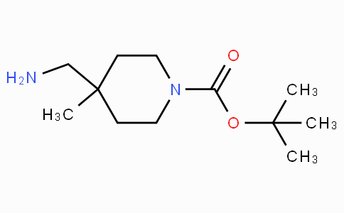 CAS No. 236406-22-7, tert-Butyl 4-(aminomethyl)-4-methylpiperidine-1-carboxylate