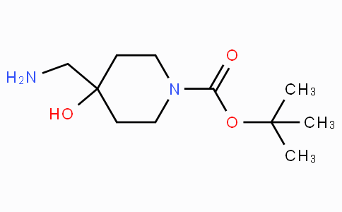 CAS No. 392331-66-7, tert-Butyl 4-(aminomethyl)-4-hydroxypiperidine-1-carboxylate